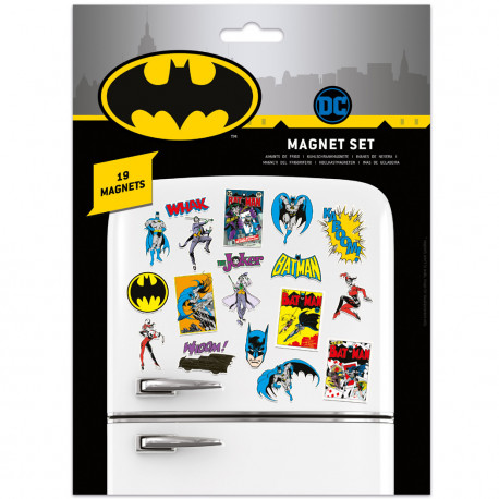 Batman DC Retro Magnet Set