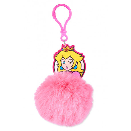 Llavero Pom Pom Super Mario Princess Peach