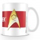 Caneca Vermelha de Engenharia Star Trek