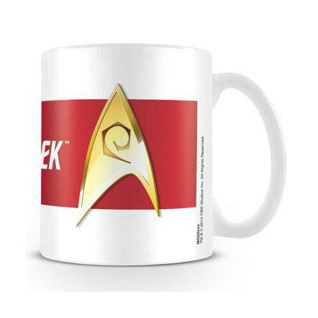 Caneca Vermelha de Engenharia Star Trek