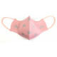 Mascarilla infantil reutilizable pastel