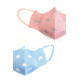 Mascarilla infantil reutilizable pastel