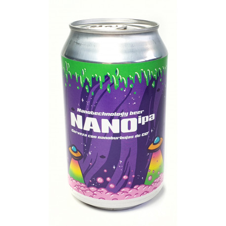 Cerveza NANOipa con nanoburbujas