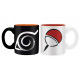 Set 2 Mini tazas Expresso 110 ml Naruto