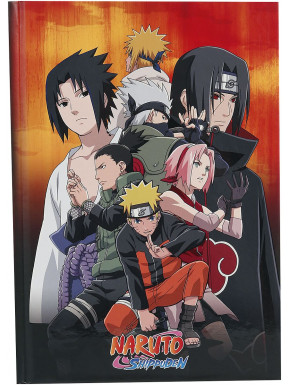 Libreta A5 "Konoha group" NARUTO SHIPPUDEN