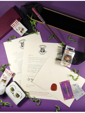 BOLSO DE MANO DISEÑO CARTA DE HOGWARTS (HARRY POTTER)