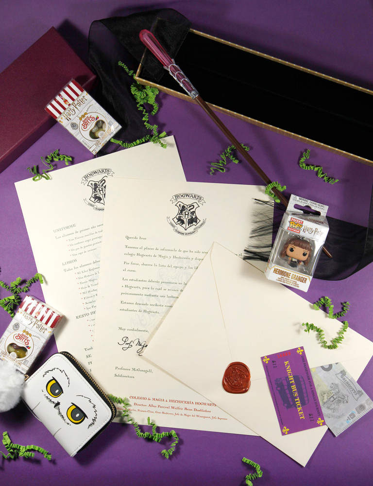 Carta para Hogwarts personalizável (português) em PDF, fácil e rápida