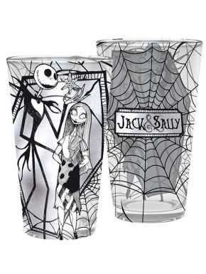 Copo com design de Jack e Sally de O Estranho Mundo de Jack