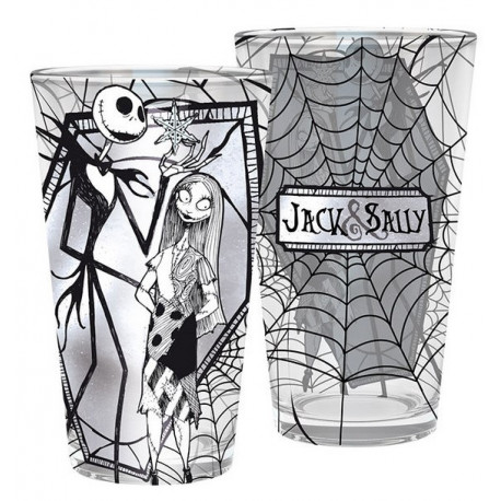 Vaso con diseño de Jack y Sally de Pesadilla Antes de Navidad