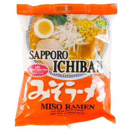 Ramen instantâneo de miso Sapporo Ichiban