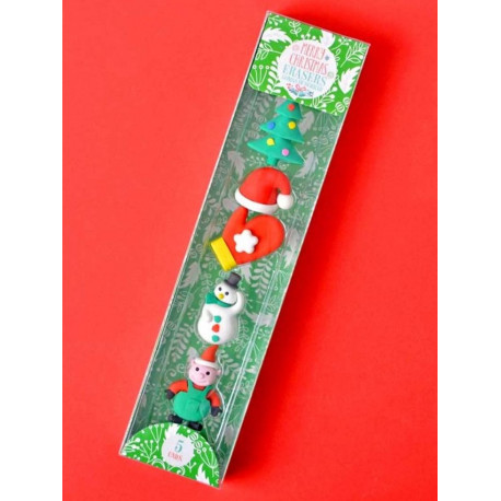 SET 5 GOMAS DE BORRAR CHRISTMAS 3