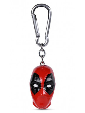 Llavero 3D Poliresina Logo Deadpool Marvel