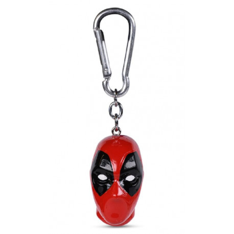 Llavero 3D Poliresina Logo Deadpool Marvel