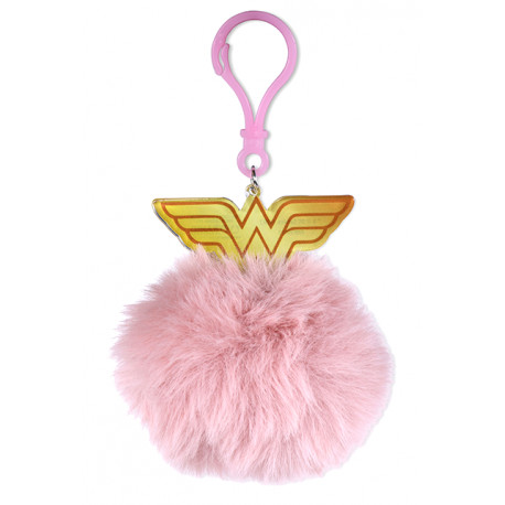 Llavero Pom Pom Logo Wonder Woman