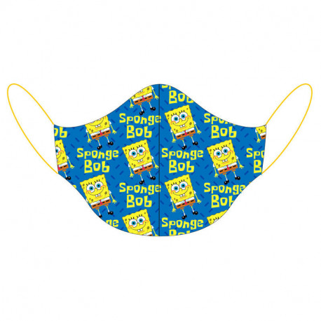 Mascarilla infantil reutilizable Bob Esponja