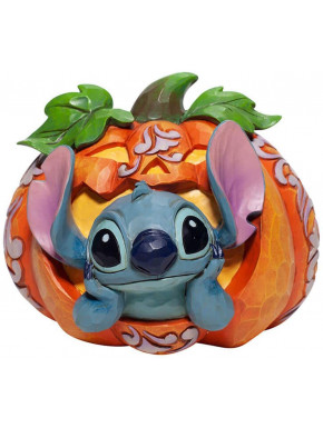 Stitch en calabaza 10cm Jim Shore Disney