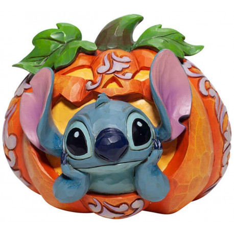 Stitch en calabaza 10cm Jim Shore Disney