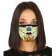 Mascarilla Halloween reutilizable 3 capas Catrina