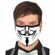 Mascarilla Halloween reutilizable 3 capas Vendetta