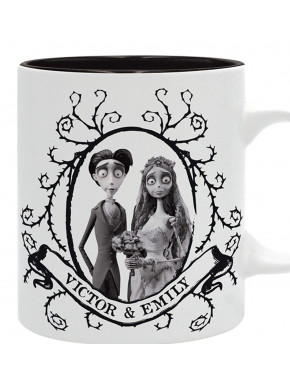 Taza Victor y Emily 320 ml La novia cadaver Tim Burton