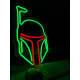 Neón LED Boba Fett Mandaloriano Star Wars