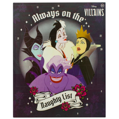 Calendário advento Vilãs Disney papelaria