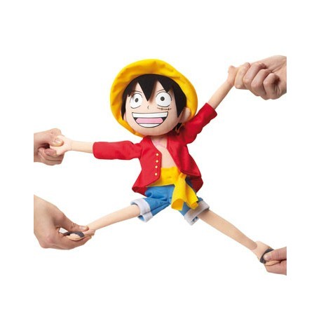 Peluche Élastique Luffy 35 cm