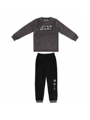 Pijama Largo Infantil Terciopelo Star Wars