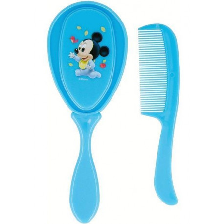 Kit de escova e pente Mickey para bebê da Disney