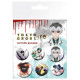 Conjunto de emblemas Tokyo Ghoul RE