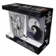 Pack de vaso de cristal XXL + Pin's + Carnet "Jack"de HARRY POTTER