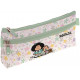 Estuche portatodo de Mafalda con flores