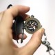 Keychain avec Horloge Casque Loki