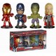 Mini números Funko vingadores cabeças de bilhar 7,5cm