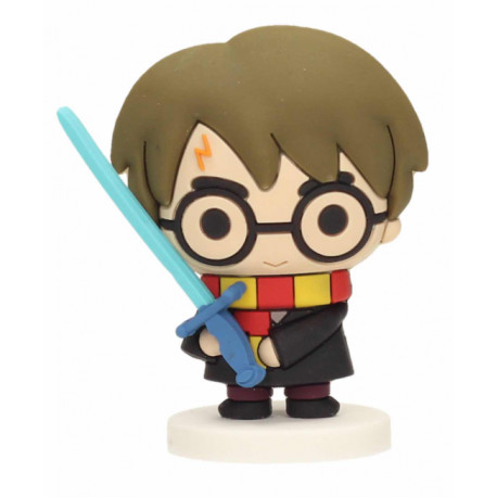 Mini figura de goma Harry Potter con Espada de Griffyndor