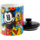 Bote galletas Britto Pluto y Mickey Mouse 15 cm