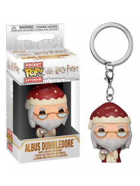 Llavero mini Funko Pop Dumbledore navideño Harry Potter