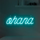 Neón LED Ohana Lilo y Stitch Disney