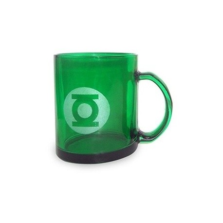 Caneca de Cristal com Lanterna Verde