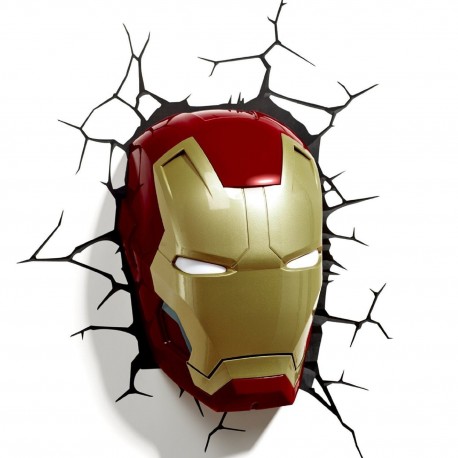 Lamp wall Iron Man