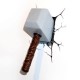 Lámpara de pared martillo Mjolnir Thor Marvel