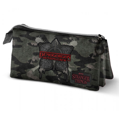 Estuche Portatodo triple Hunting Stranger Things