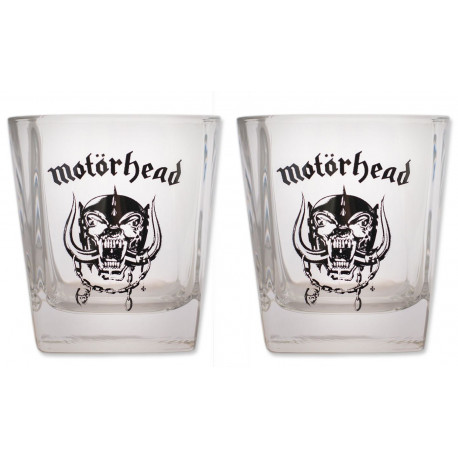 Lot de 2 verres à whisky Motorhead