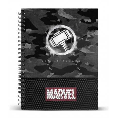 MARVEL Cuaderno A5 THOR - Hammer