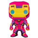 Funko POP! Figura Iron Man 9 cm Marvel Black Light