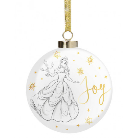 Adorno navideño La Bella y la Bestia Joy