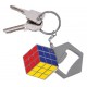 Keychain with bottle Opener Rubik's cube