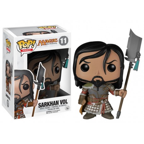 Figurine Funko Pop Magic Sarkhan Vol dans sa boîte d'origine