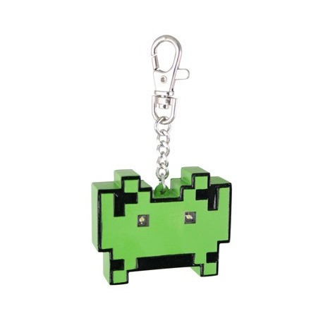 Keychain with Light, Space Invaders