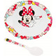 SET MICRO BABY 2 PCS. (CUENCO Y CUCHARA) MINNIE COLOR BOWS